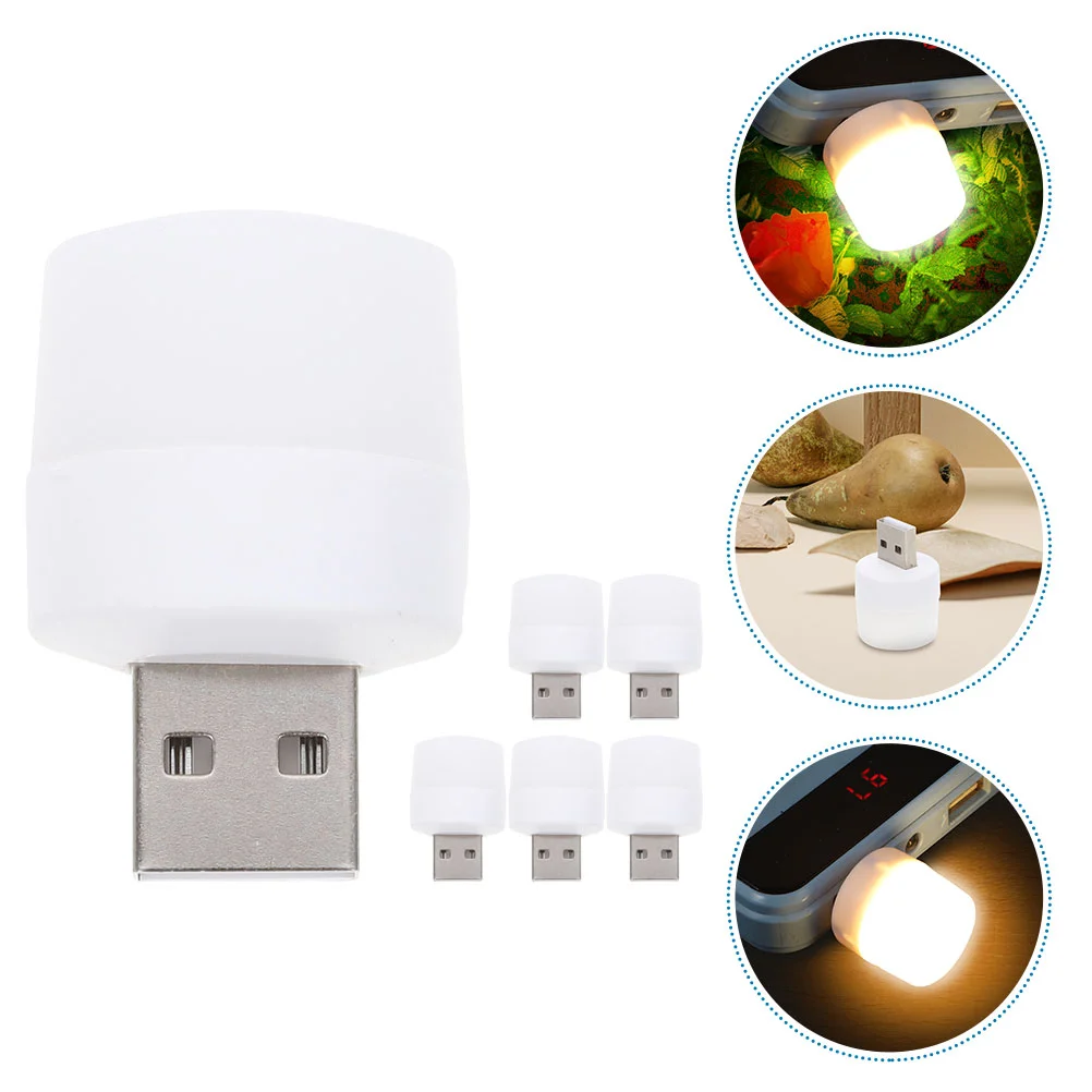 

6 шт., питание от USB