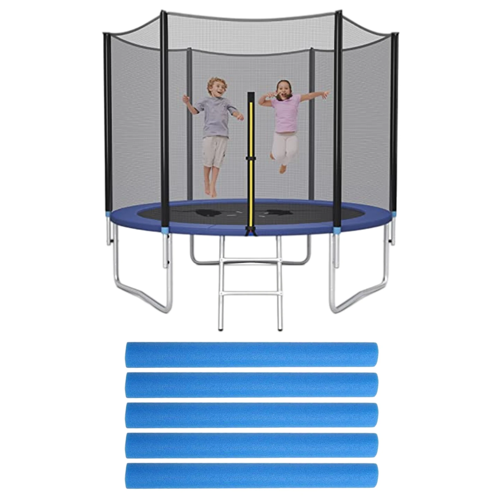 

Trampoline Pole Foam Sleeves Cover Blue Foam Padding Tubing Foamed Pipe Sponge Casing Protective Trampoline Pole Sleeve