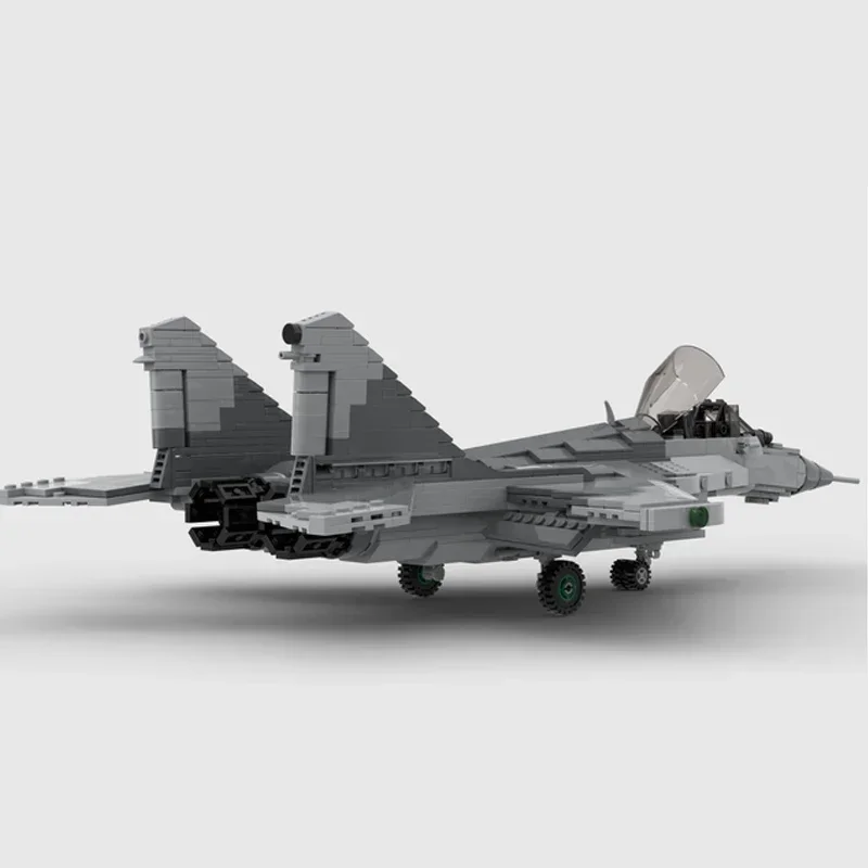 Moc строительные кирпичи модель военного самолета MiG-29A технология истребителя