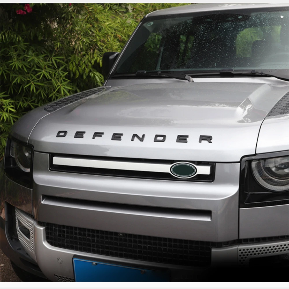 Для Land Rover Defender 90 110 2020-2025: Специальная черная наклейка-деколь на капот с надписью DENFENDER, детали для тюнинга (art.: 3920db3ee77a0) - 3920db3ee77a0