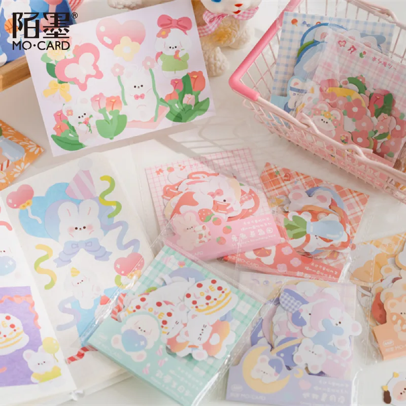 

20sets/lot Kawaii Stationery Stickers squeak Diary Planner Decorative Mobile Stickers Scrapbooking DIY Craft Sticker
