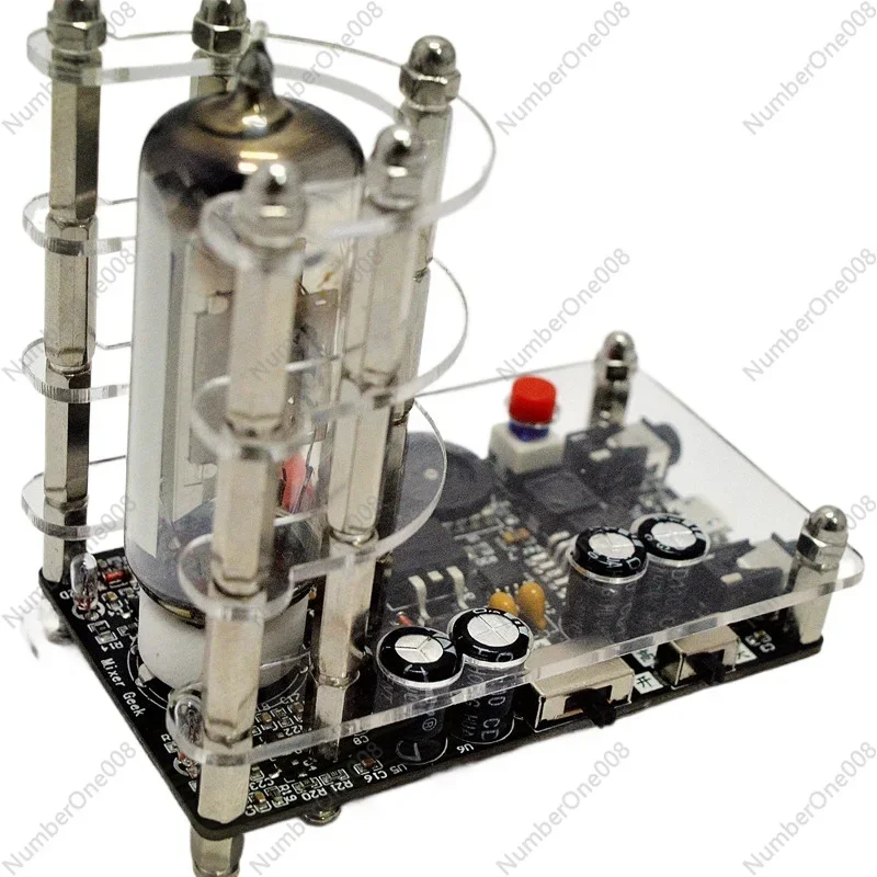Фото DIY 6E2 Magic Eye Audio Level Indicator VU Meter Board USB Powered For Amplifier Retro Tube Glow №1