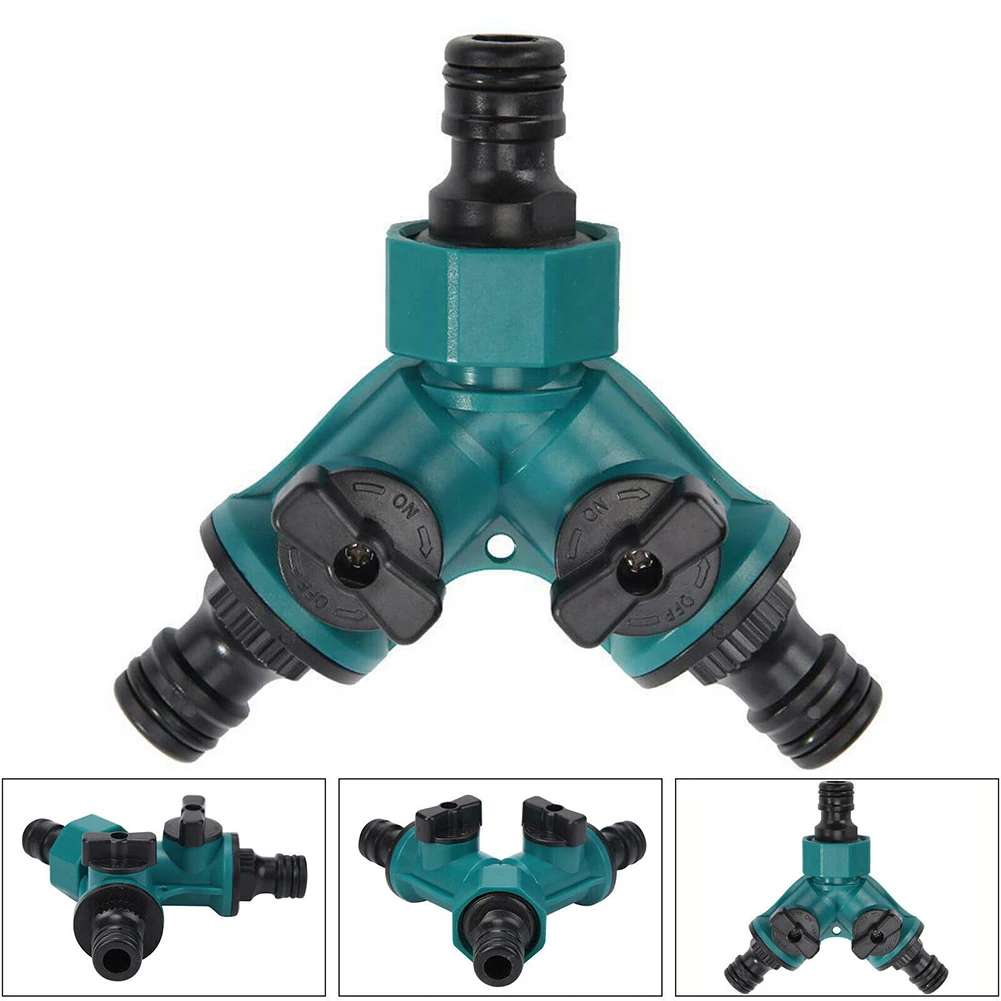 

Water Hose Splitter Quick Connector 11*8cm Garden Hose Connector Horticultural Irrigation Plastic High Quality