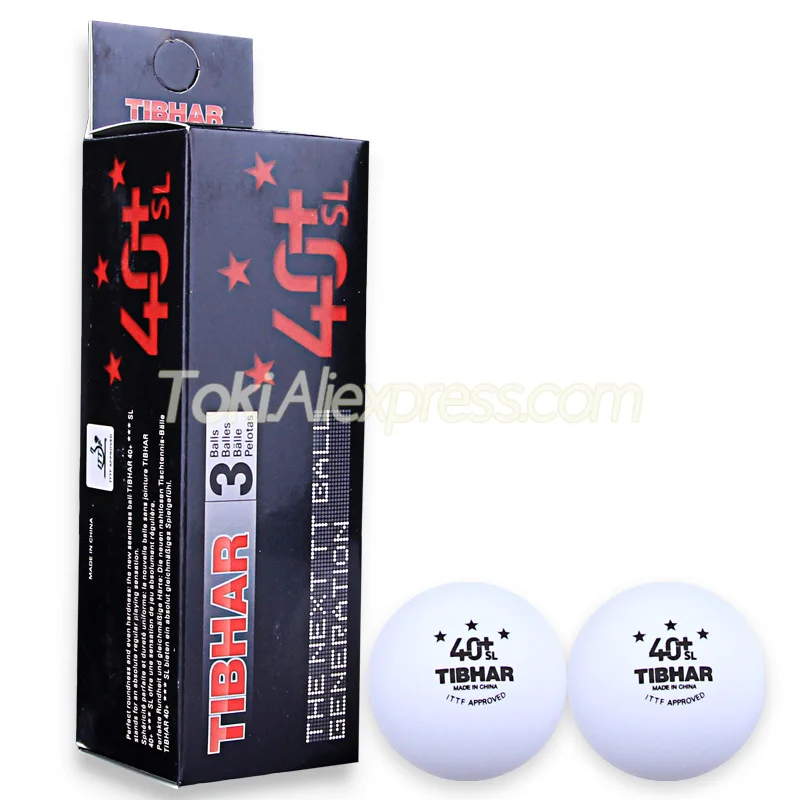 

TIBHAR 3-Star Seamless Table Tennis Ball Plastic 3 Star Poly Original TIBHAR Ping Pong Balls ITTF Approved