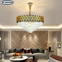 modern living room crystal chandelier hotel villa decorative lamp bedroom crystal ceiling lamp indoor lamp factory direct sales