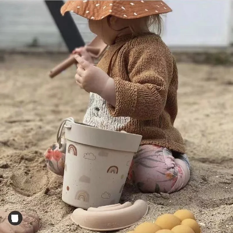 Мягкий кремниевый зеркальный бокс для детей летний купания воды песчаной формы