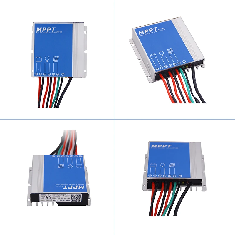 

12V 10A solar panel kit charge controller waterproof with Bluetooth for solar CCTV mppt