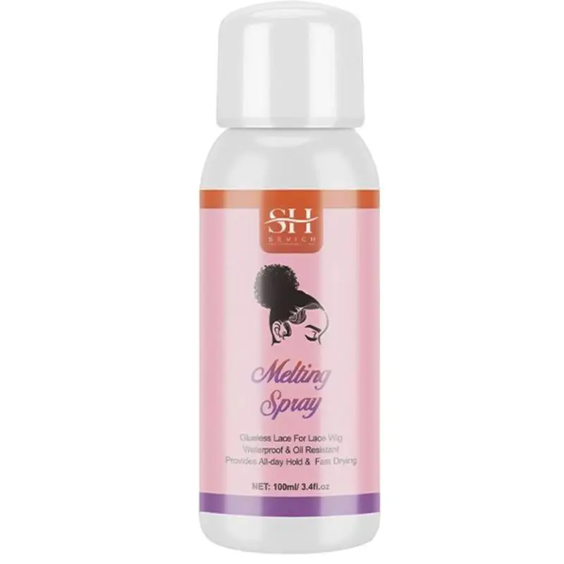 

Lace Melting Spray Fast Drying Spray For Lace Front 100ml Invisible Extreme Firm Hold Active No Residues No Build-up Powerful