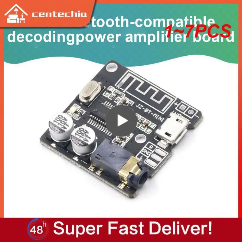 

Плата аудиоресивера 5,0, 3,7 шт., беспроводная стереомузыкальная плата-5 В, XY-BT-Mini, 1 ~ 7 шт.