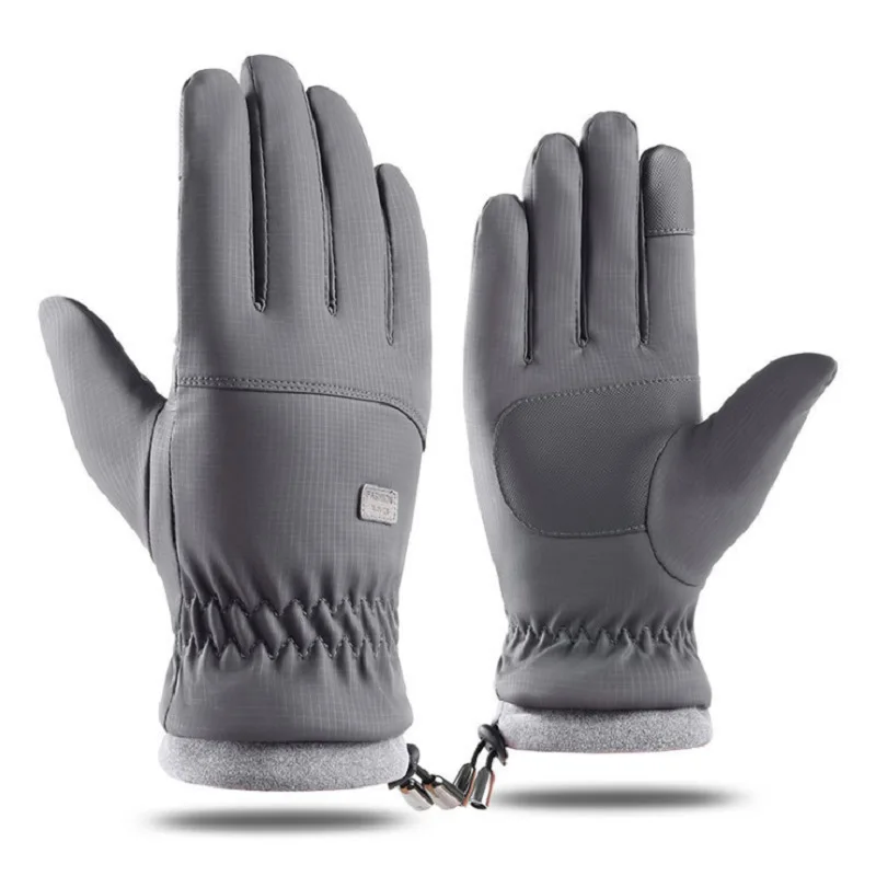 

Winter Cycling Gloves Bicycle Warm Touchscreen Full Finger Glove Waterproof Outdoor Bike Skiing Motorcycle Riding