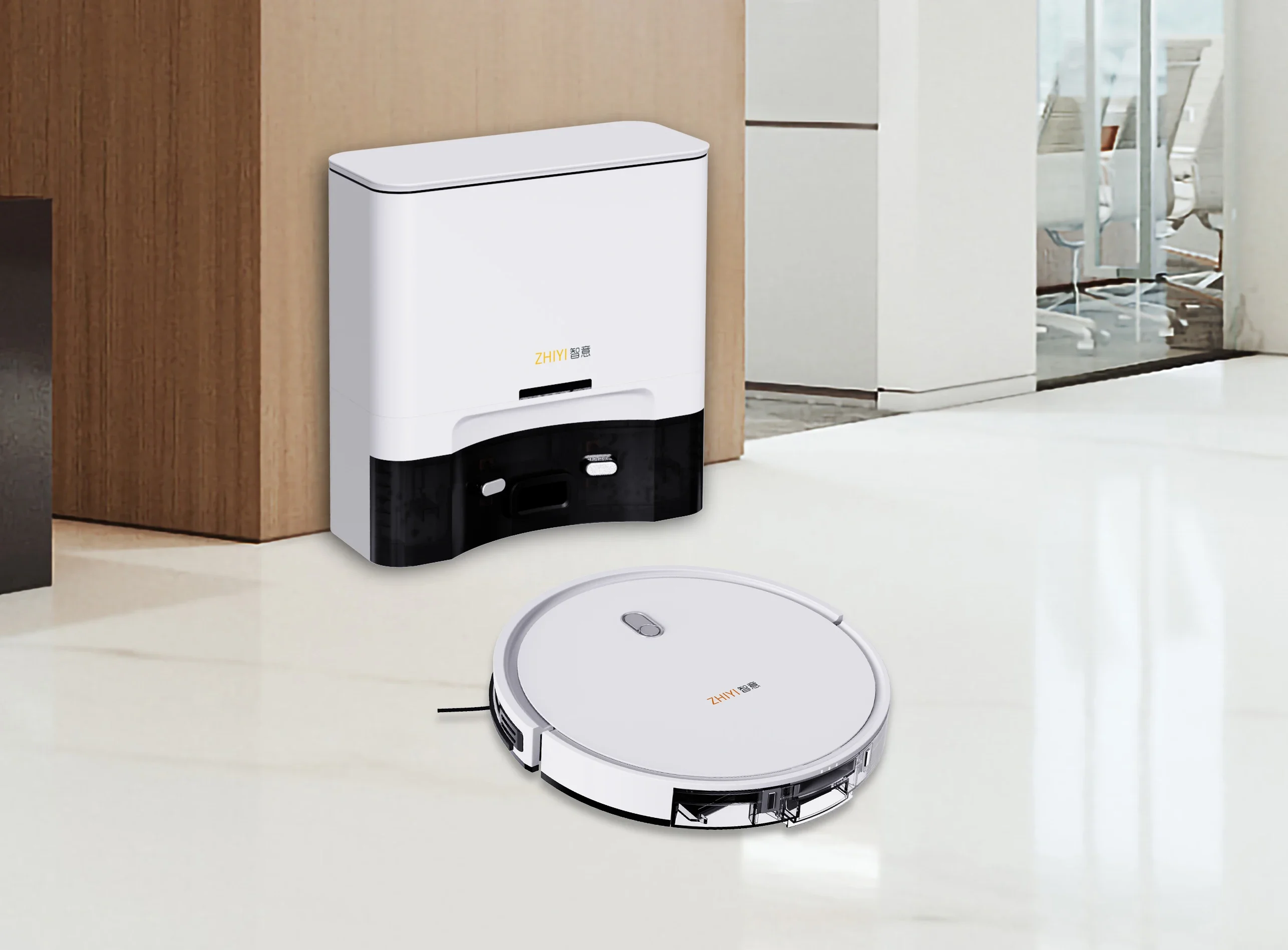 Робот-пылесос 2 в 1 для сухой и влажной уборки 3 кПа