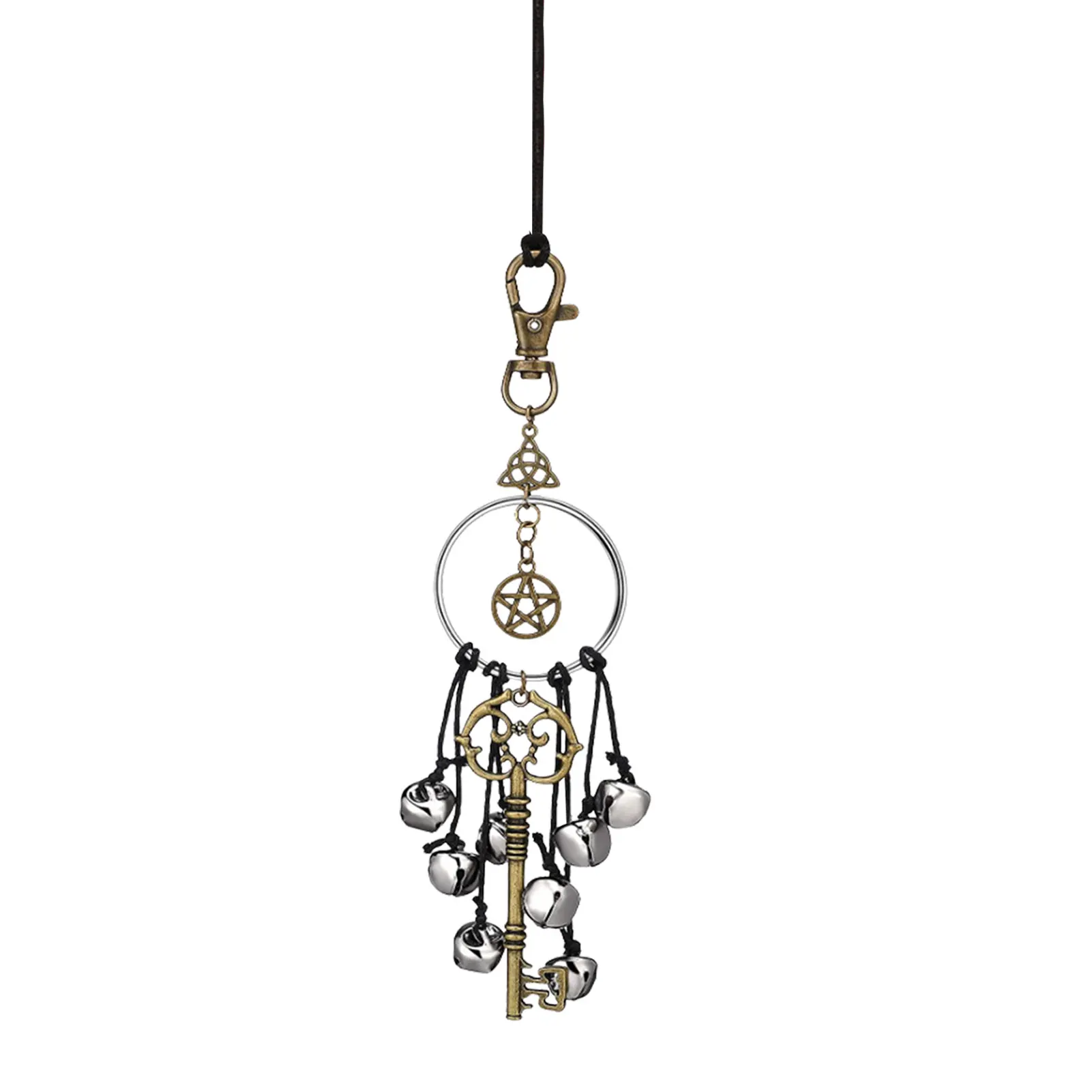 

Witch Wind Chimes Witch Bell Car Bell Pendant Witch Bells Witchcraft Decor Gifts Magic Key Wall Home Room Door Decorative