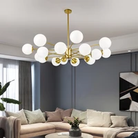 creative magic bean lamp atmospheric nordic molecular lighting post modern minimalist bedroom living room dining chandeliers