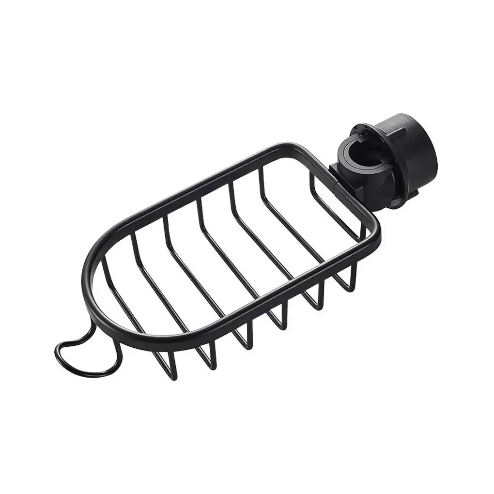 

Faucet Storage Rack Kitchen Sink Sponge Washcloth Drain Holder Shelf