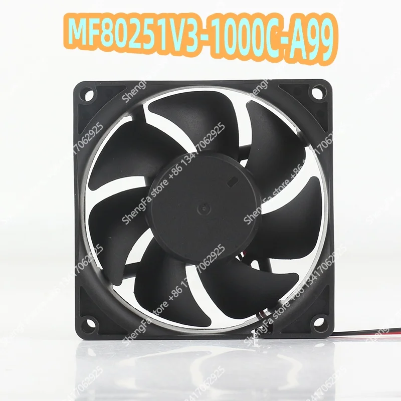 Фото MF80251V3-1000C-A99 Совершенно новый бесшумный вентилятор SUNON 8025 80X80X25MM 8CM 5V 24V 48V DC12V 0.78W №3