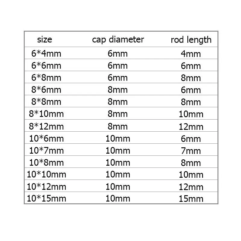 Латунные Круглые двойные заклепки с двойной крышкой 100 шт. заклепки-гвоздики