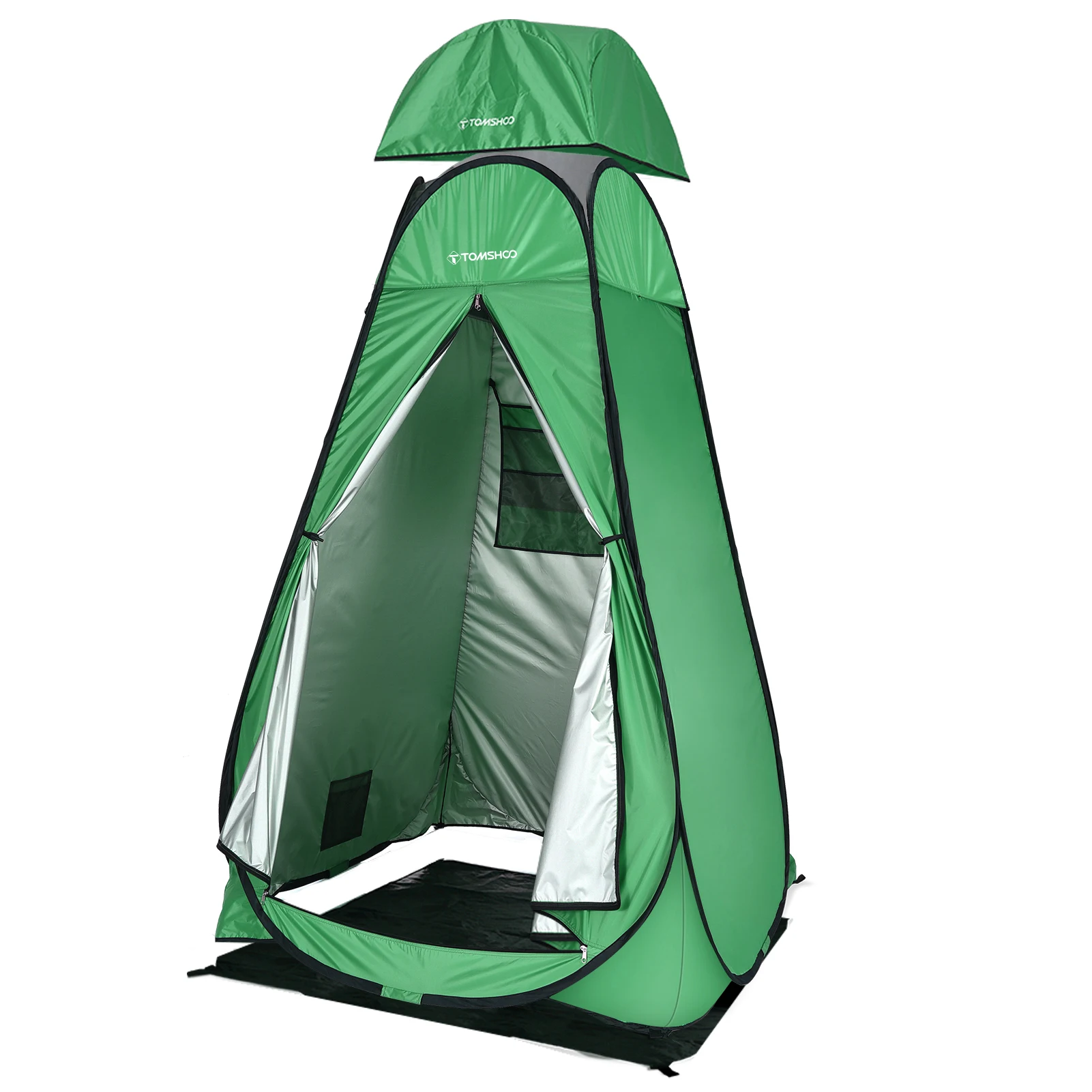 

TOMSHOO Pop Up Privacy Shower Tent Changing Room Tent with Removable Rain Fly and Floor for Camping Beach Toilet Shower Bathroom