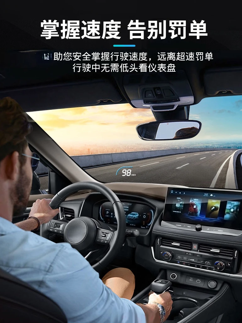 Модифицированный оригинальный завод HUD для Qashqai специальный проекционный