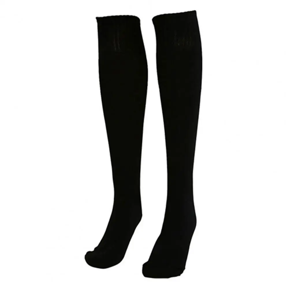

Sports Socks Anti-slide Spandex Anti-slide Knee Socks Black White Red Blue Football Sock Sports