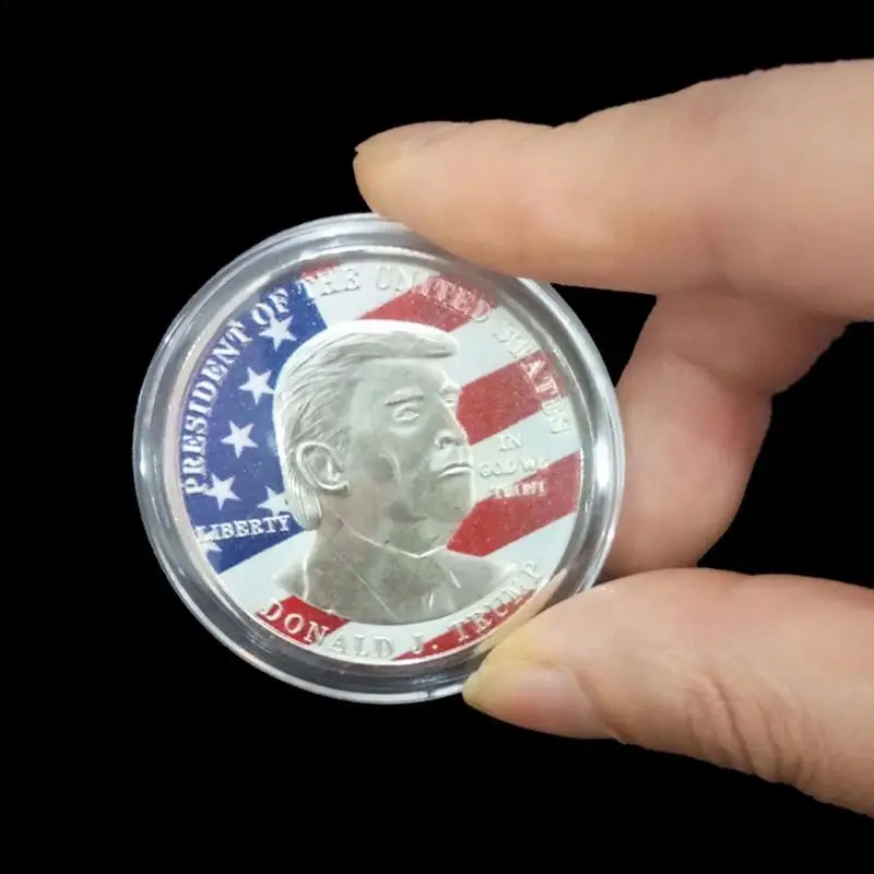 47-я монета президента США Дональд Трамп новая модная памятная с мотивом