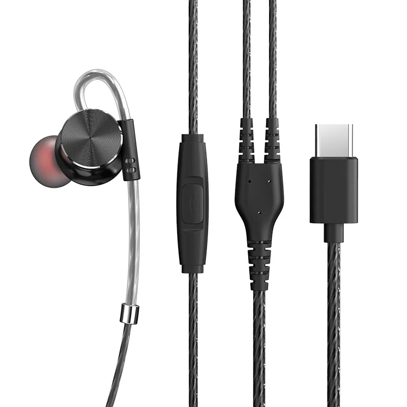 

QKZ DM10 Type-C In-ear Headphone Bass Subwoofer Metal Wired QKZ DM10 Type-C In-ear Headphone Bass Subwoofer Metal Wired Earphone