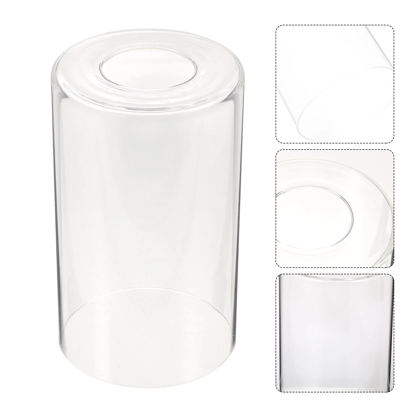 

Cover Lamp Shade Lampshade Light Clear Replacement Cylinder Chimney Fixture Shades Transparent Seeded Hanging Pendant Lighting
