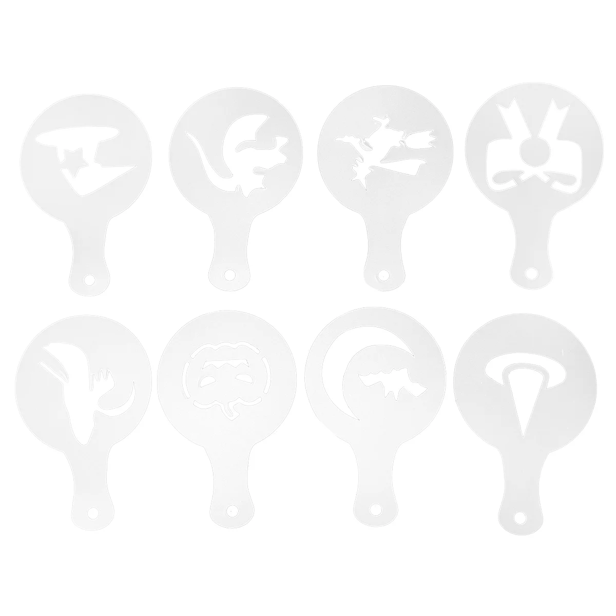 

32pcs Cappuccino Stencils Decorating Stencil Cake Decorating Stencil Molds Cake Stencil Templates Decoration