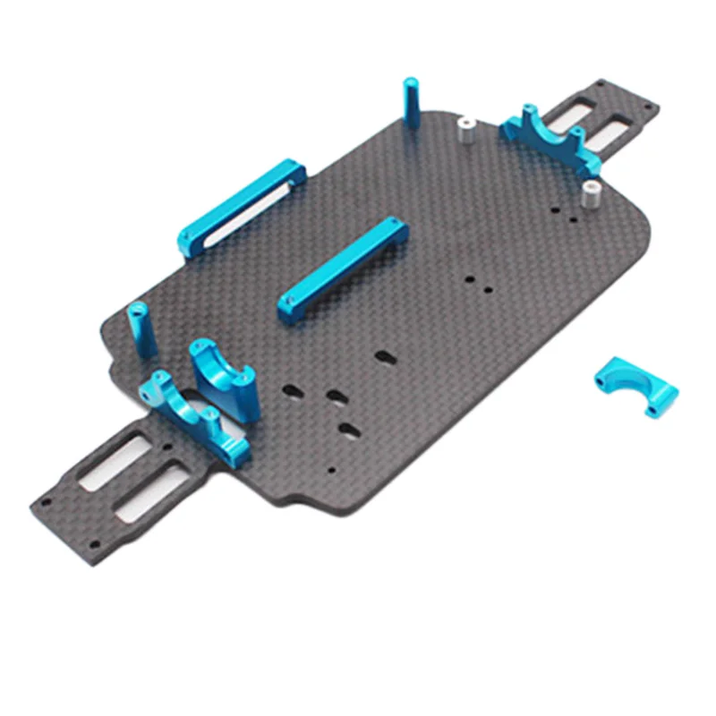 

For WLtoys A949 A959 A969 A979 K929 A959-B A969-B A979-B A979-A A979-3 RC Car Spare Part A949-03 Carbon Fiber Chassis Low Bod