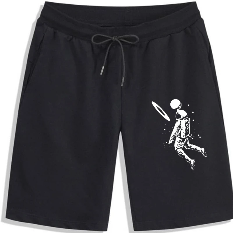 

Shorts man Cotton Short Slleve Funny Moon Astronaut Print Shorts man Casual Loose Men's shorts O-Neck Male Men's shorts Tee