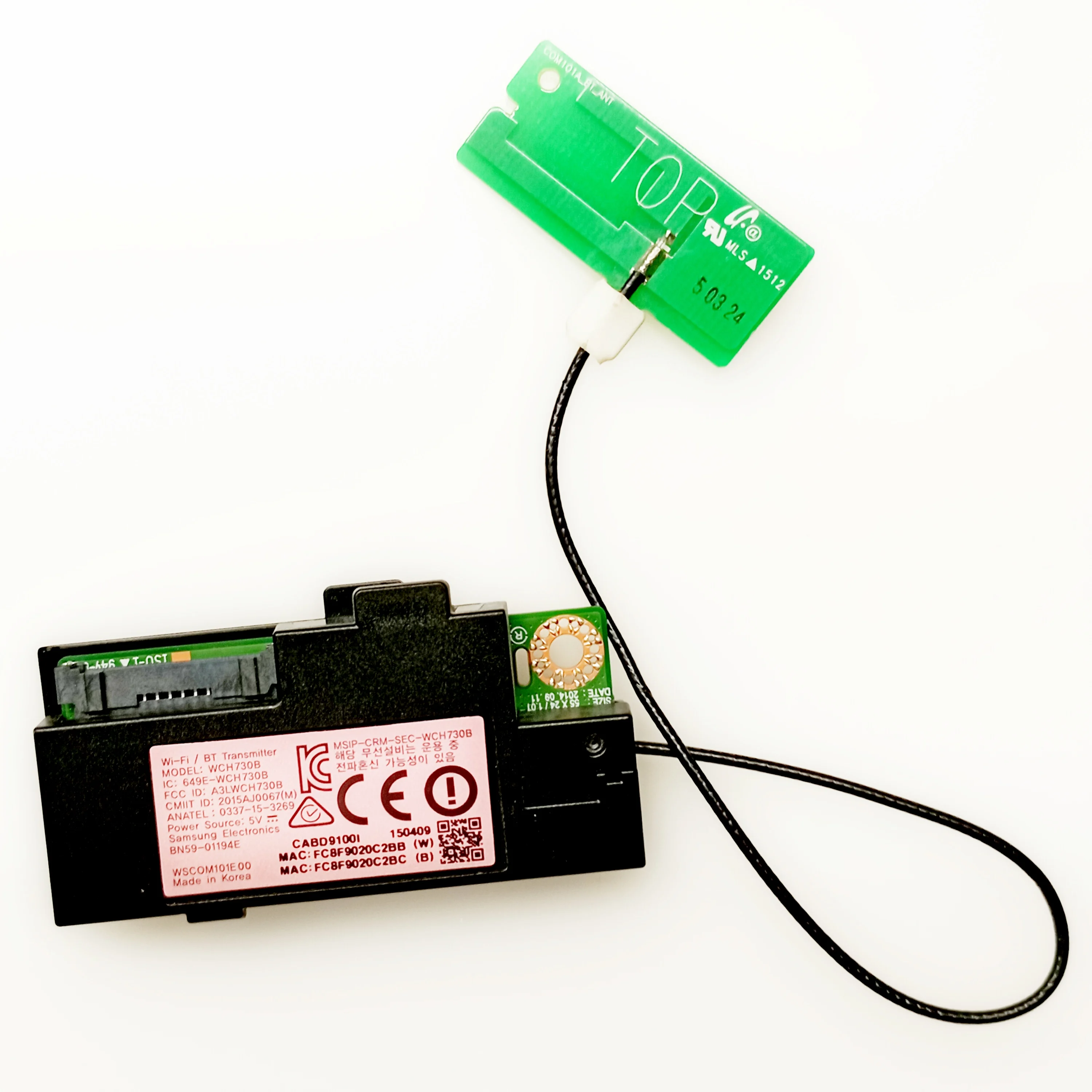 Модуль WiFi + BT для телевизора Samsung UE40JU6600U, BN59-01194E, BN59-01194A, б/у