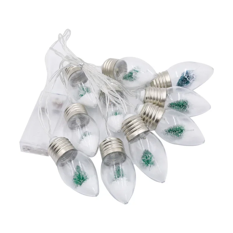 СВЕТОДИОДНАЯ Гирлянда в виде бутылки желаний Рождественская елка снежинка