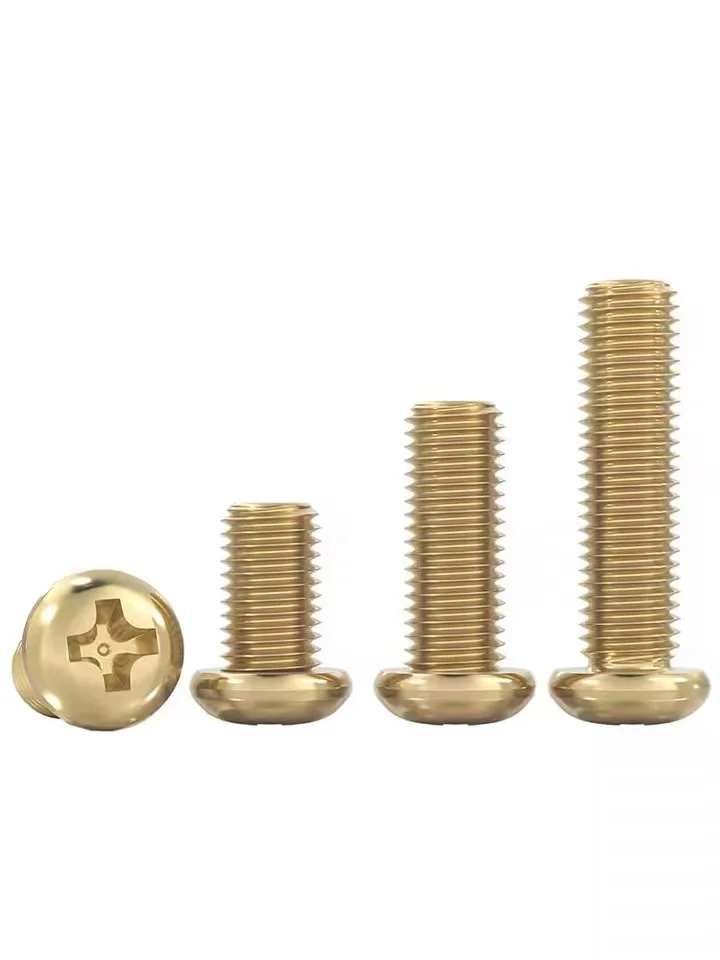 Винты GB818 DIN7985 из меди с крестообразной головкой