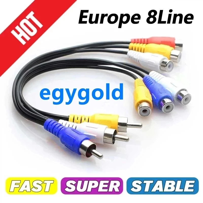 

5/6/7/8 lines Europe Germany OSCAMS USB Data Cable C-lines for Satellite Receiver