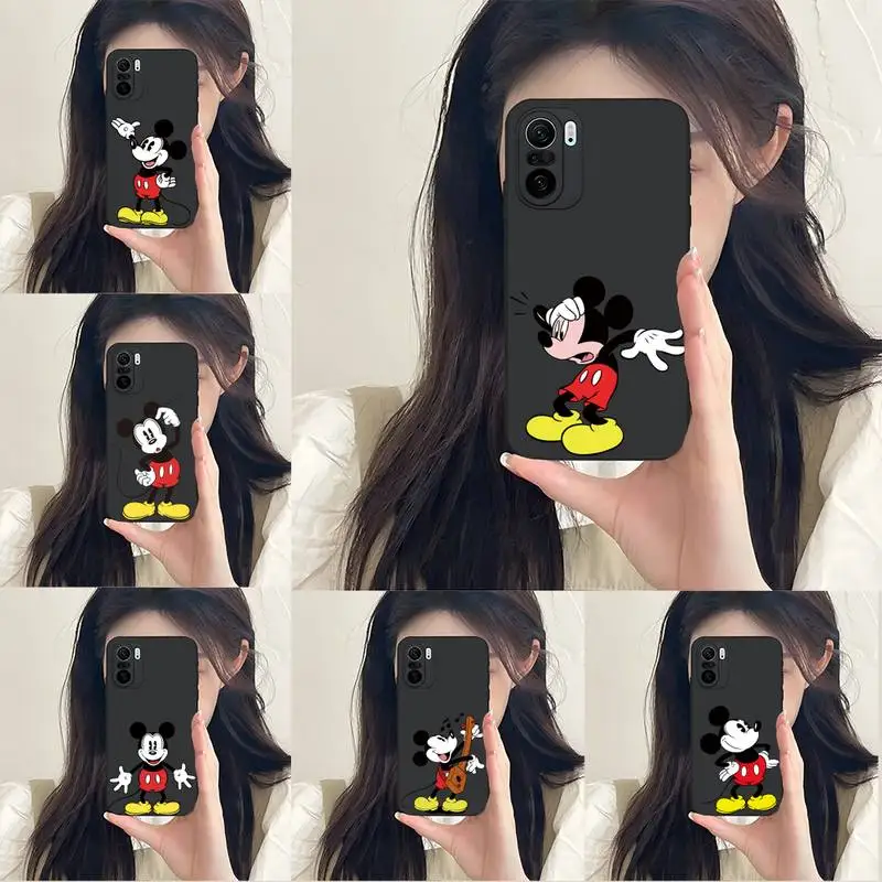 

Mickey Mouse Phone Case Funda For Redmi K40 11Pro Note 11 10 9 9A 8 7 Pro 10T 9S 8T K40pro Plus Silicone Luxury Cover