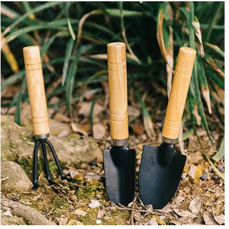 3 шт. мини-садовые цветы ручные инструменты для растений лопата грабли набор