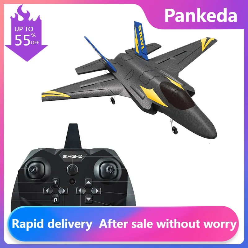 

Z57 F35 RC Airplane 2.4GHz 4CH 6-axis Gyro RC EPP Plane RC Model Aircraft 15min Flight Time Remote Toys for Adults Kids Boys