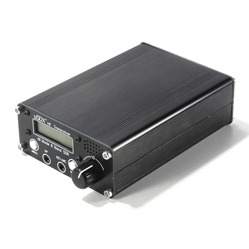 USDR USDX+Plus V2 8-диапазонный трансивер SDR HF SSB QRP ЖК-дисплей с дисплеем, динамиком, микрофоном, КВ-трансивер с вилкой европейского стандарта (art.: 3920d2fa4fdca) - 3920d2fa4fdca