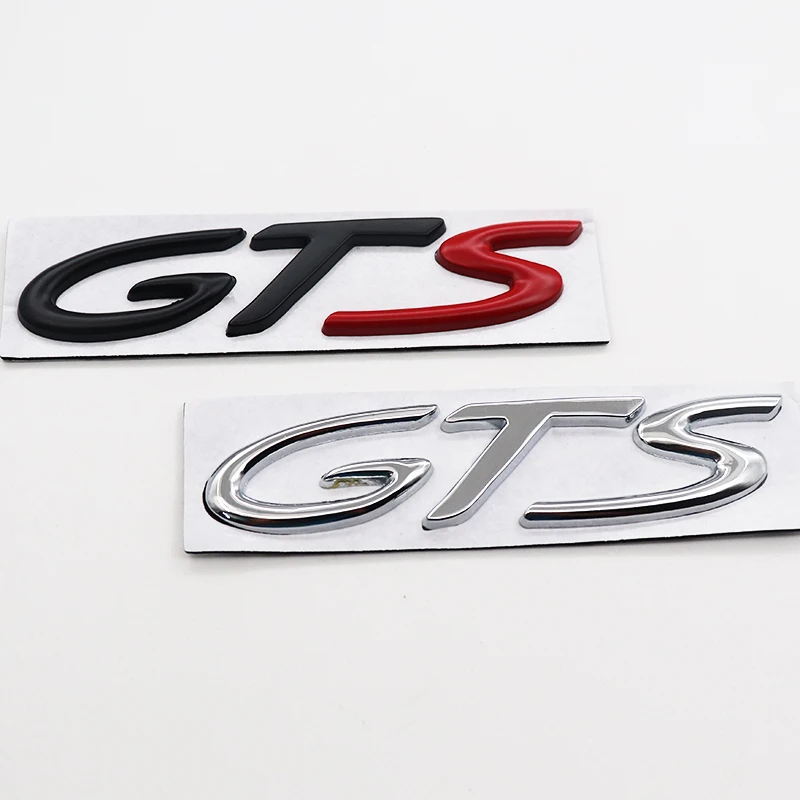 

1 шт. 3D металлический GTS брызговик, логотип автомобиля, боковой значок, креативное украшение, эмблема заднего багажника, наклейка, стильные а...