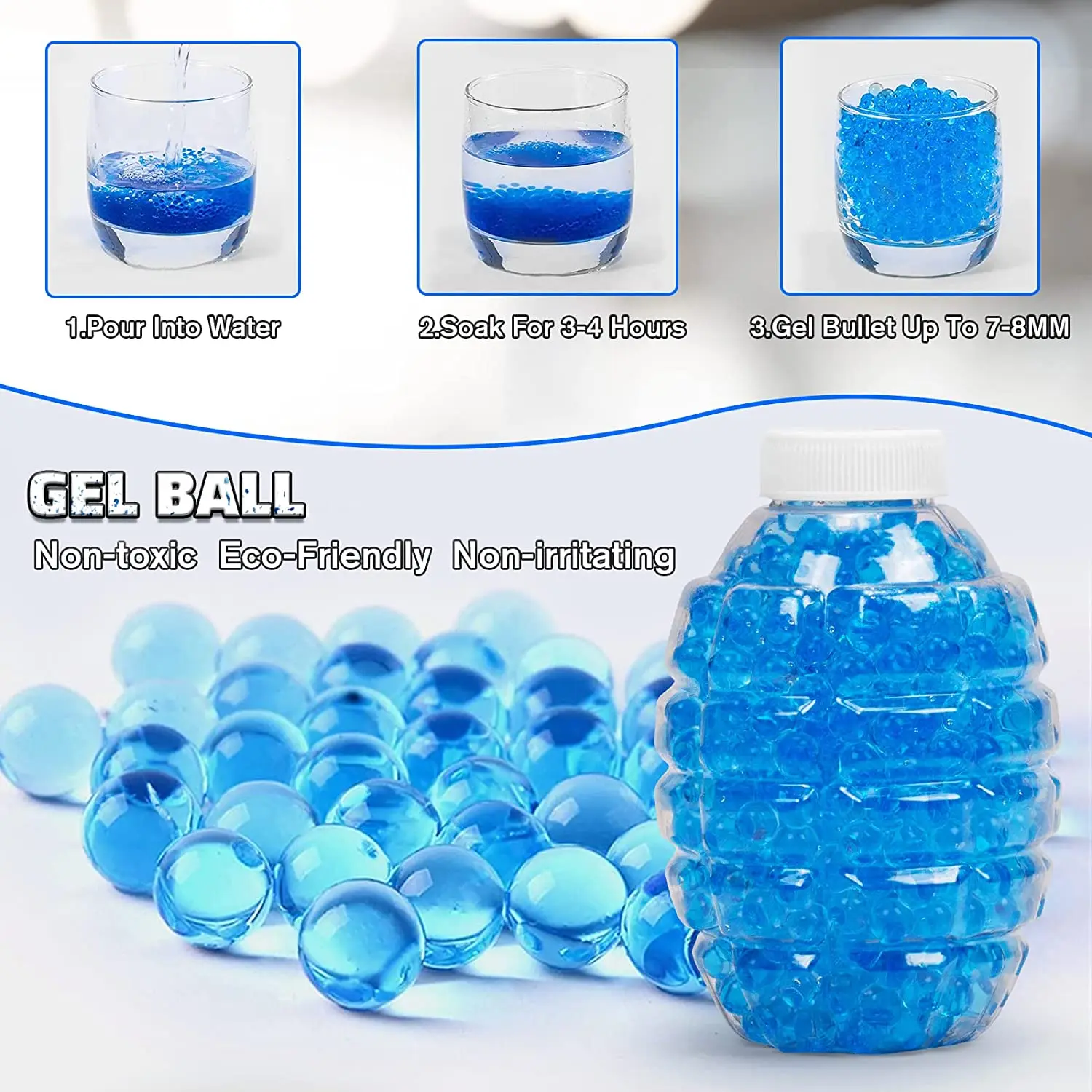 AK47 MP5 Gel Beads бластерный игрушечный пистолет Электрический пистолет-брызговик для