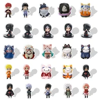 bandai animation naruto accessories epoxy single sided flat bottom charms acrylic diy gifts jewelry makings special offer qhy366