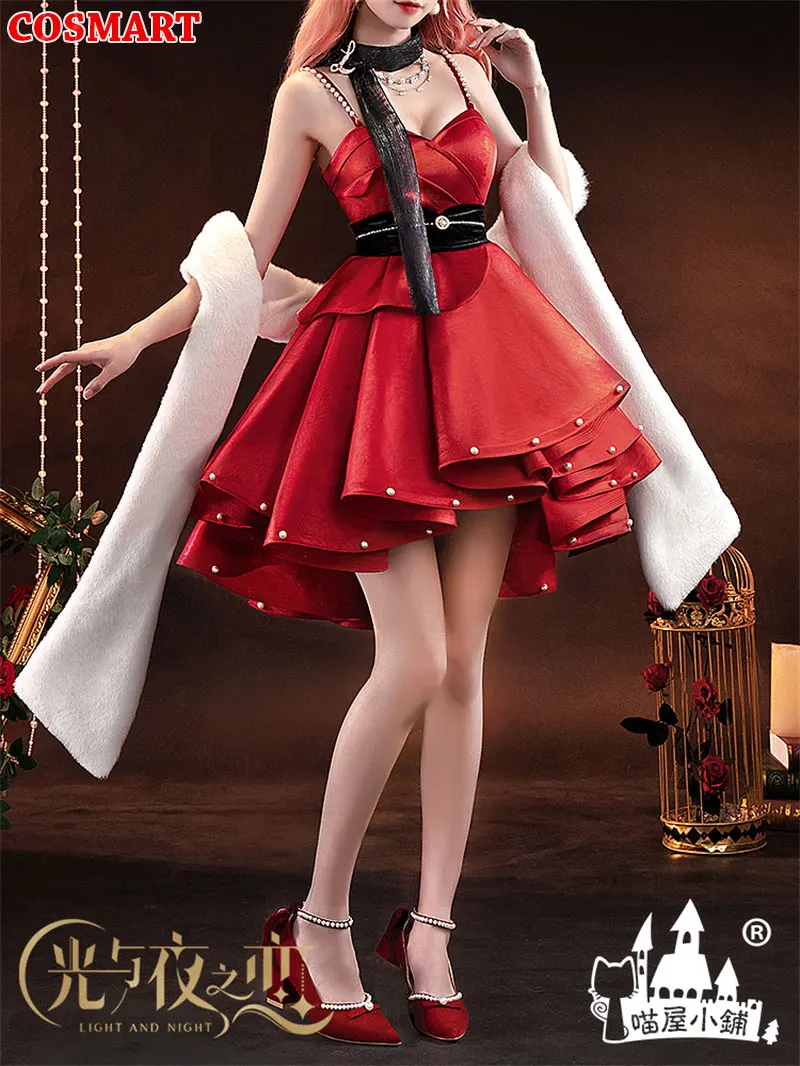 

COSMART Light And Night Heroine The Thorn Birds Dress Uniform Cosplay Costume Halloween Party Outfit Role Play Clothing New