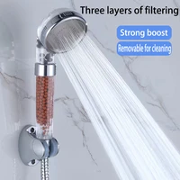 high quality pressure rainfall shower head hand shower head water saving filter spray nozzle high pressure water saving shower