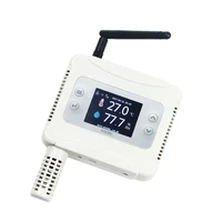 warehouse storage room wall mountable abnormal alarm temperature humidity smart monitor meter wifi