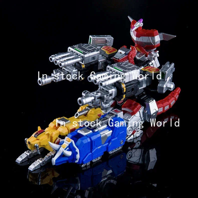 Фото В наличии: Коллекционные фигурки Lucky Cat MICRO COSMOS MC-05 Dragon King, MC03, MC-03B BEAST LORD, Dragon Caesar, Megazord №5