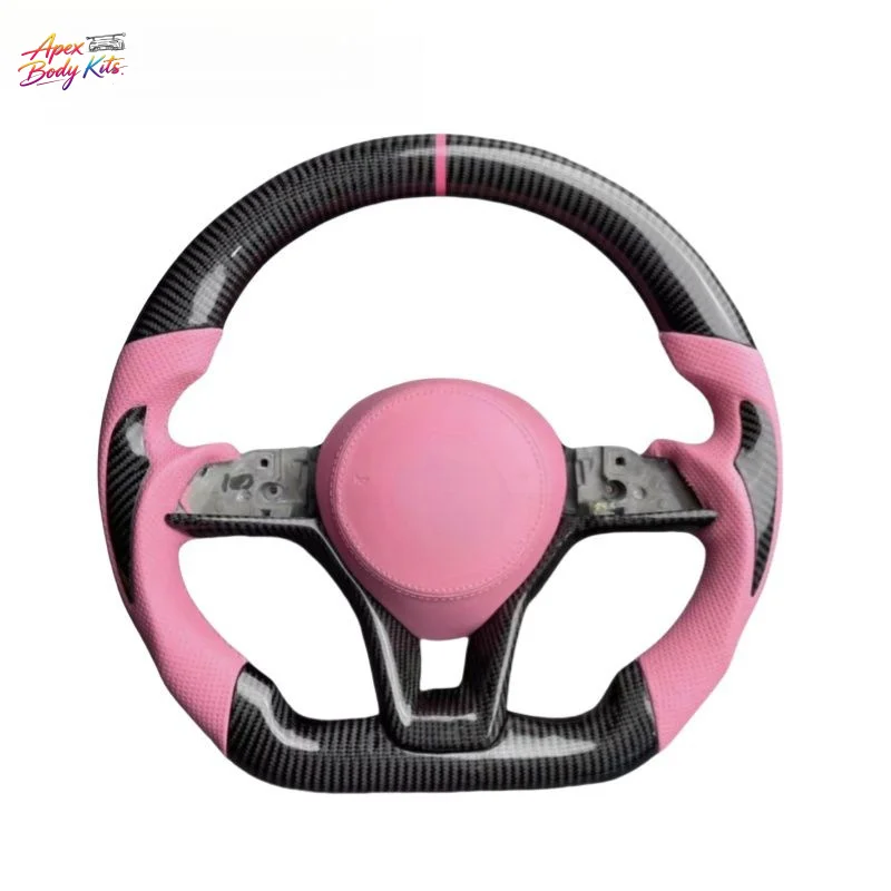 Фото Для Nissan Sylphy, Teana, Qijun, Qida, X-Trail: спортивный руль с плоским дном из карбонового волокна, модернизированный и тюнингованный на заказ №1