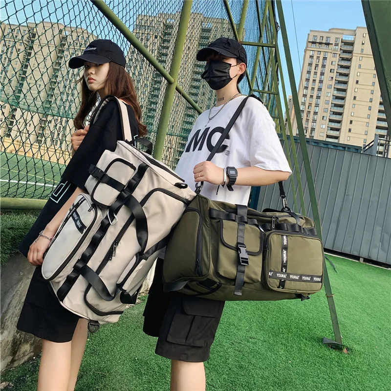 

Вместительная Мужская Спортивная тренировочная сумка для тренажерного зала, женские сумки для фитнеса и йоги, Водонепроницаемые многофункциональные рюкзаки, дорожная сумка с карманами для сухой и влажной обуви