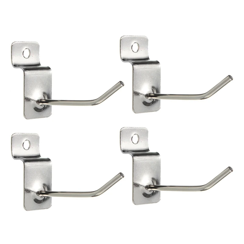 

100 X Slatwall Single Hook Pin Shop Display Fitting Prong Hanger 50Mm