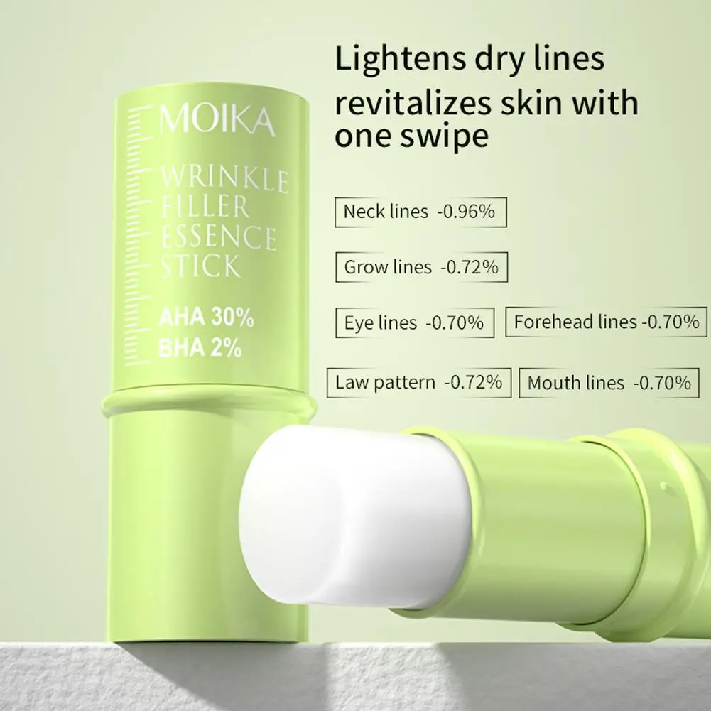 

Anti-Wrinkle Filling Essence Stick Facial Care Cream Fading Fine Skin Moisturizing Care Face Brightening Tone Product Lines R5W8