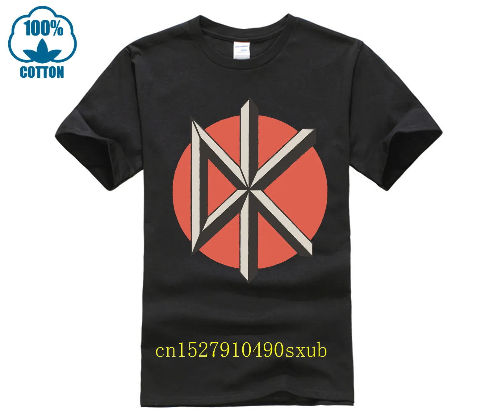 

2023 New Brand T Shirt Men Official Dead Kennedys DK Distressed Vintage Logo Symbol T shirt