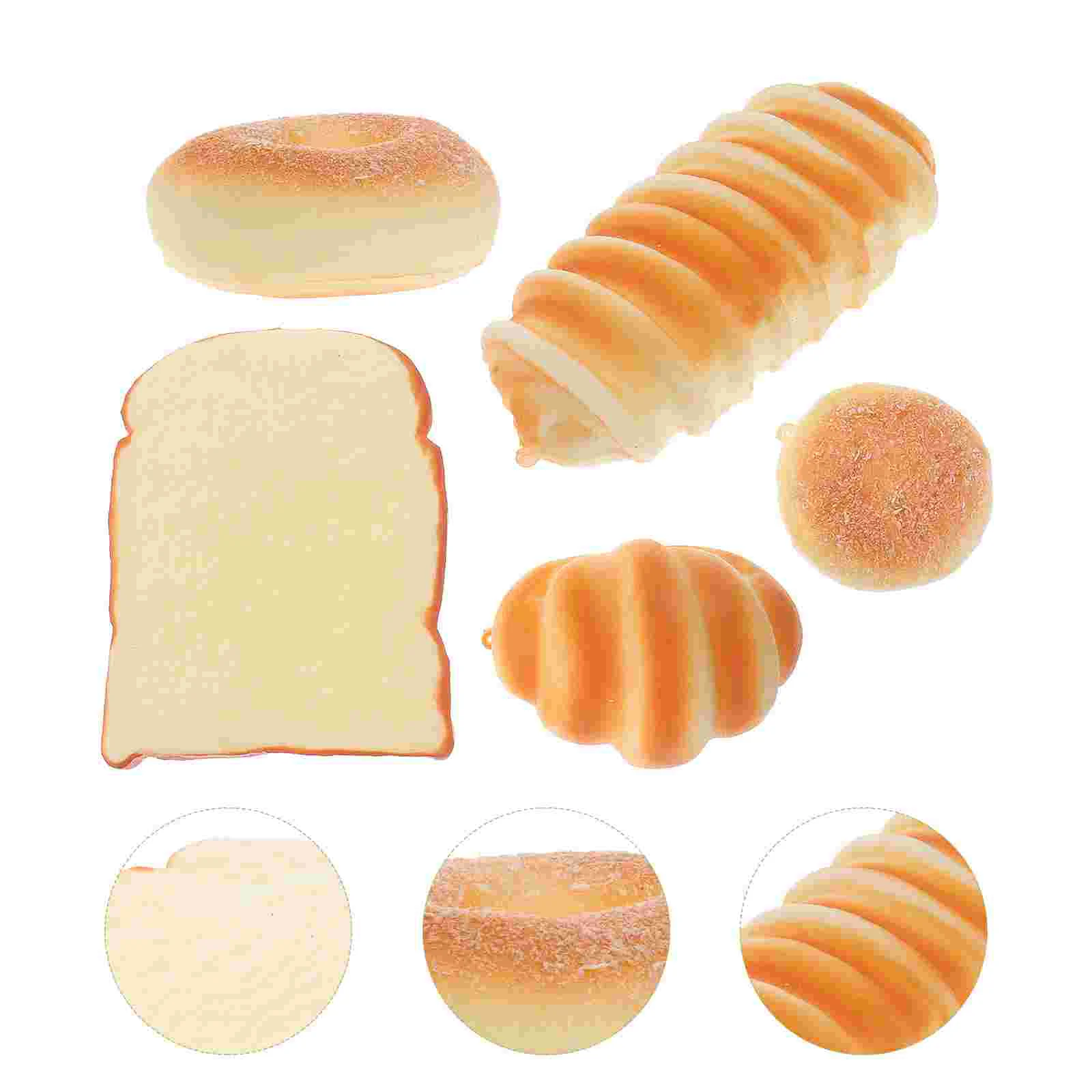 

Bread Artificial Prop Loaf Fake Props Toy Cakeartificia Cupcakes Kitchenfood Display Faux Photo Modelfrench